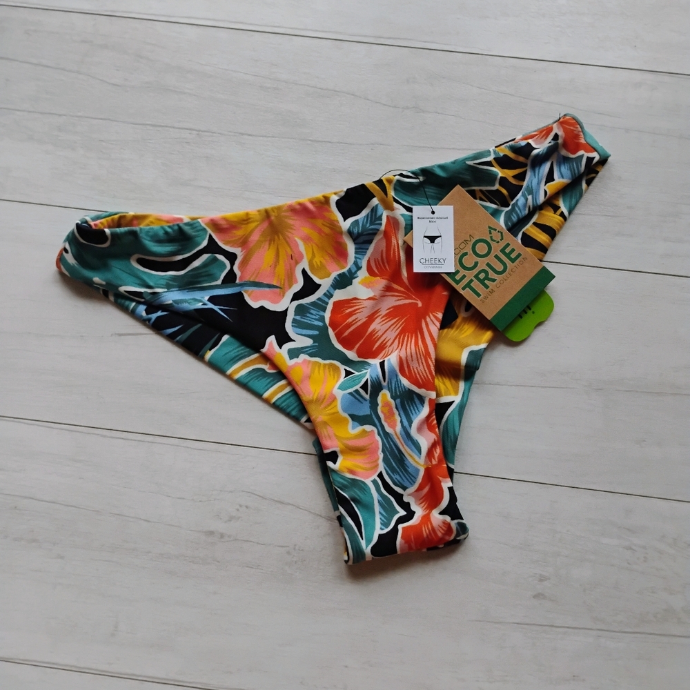 VOLCOM NEW Take It Easy Cheekini Bikini Bottoms